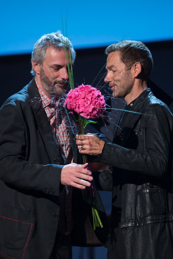 Tomi Janežič, nagrada za najboljšo režijo <em>Foto: Boštjan Lah</em>